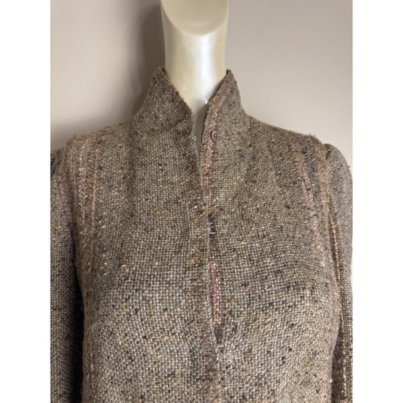 Vintage Marcia Phillips Weavings Coat Textured Wearable Art Artsy Boho - Picture 2 of 16